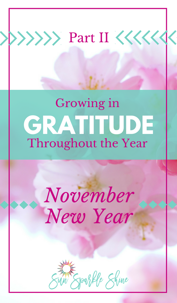 Are you focusing on giving thanks during Thanksgiving? This list will remind you of some things to give thanks for to keep growing in gratitude all year.