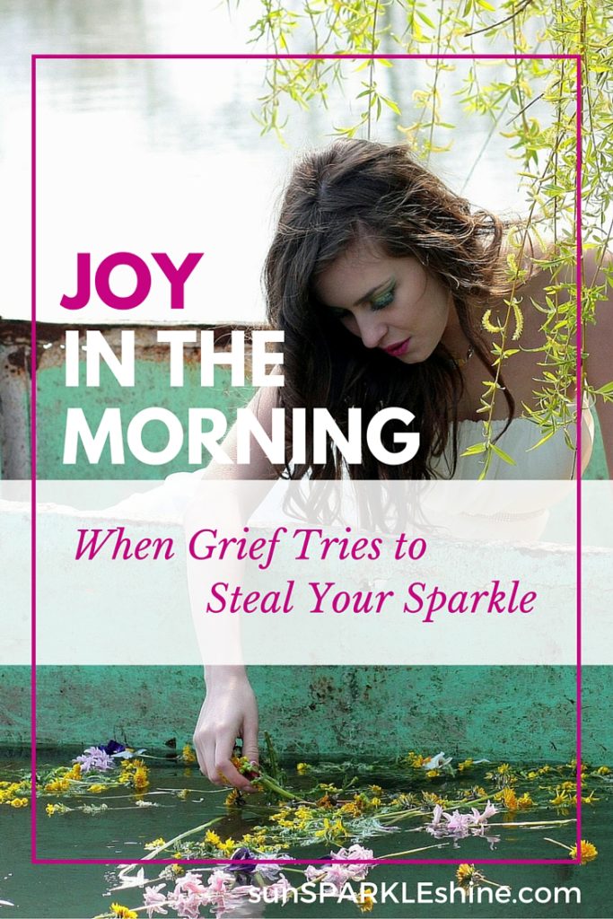Here's hope for the hurting heart that's dealing with grief: joy comes in the morning. Find strength in the Lord, for He stays close to the brokenhearted.