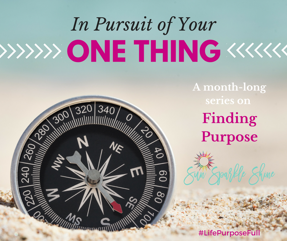 Are you seeking to fulfill your life purpose but not sure what that looks like? Join me for a series on finding purpose & living life to the full. We will search the scriptures together and seek God’s direction for our lives. Leave the guilt and insecurities behind as we embark on a journey to find your one thing. 