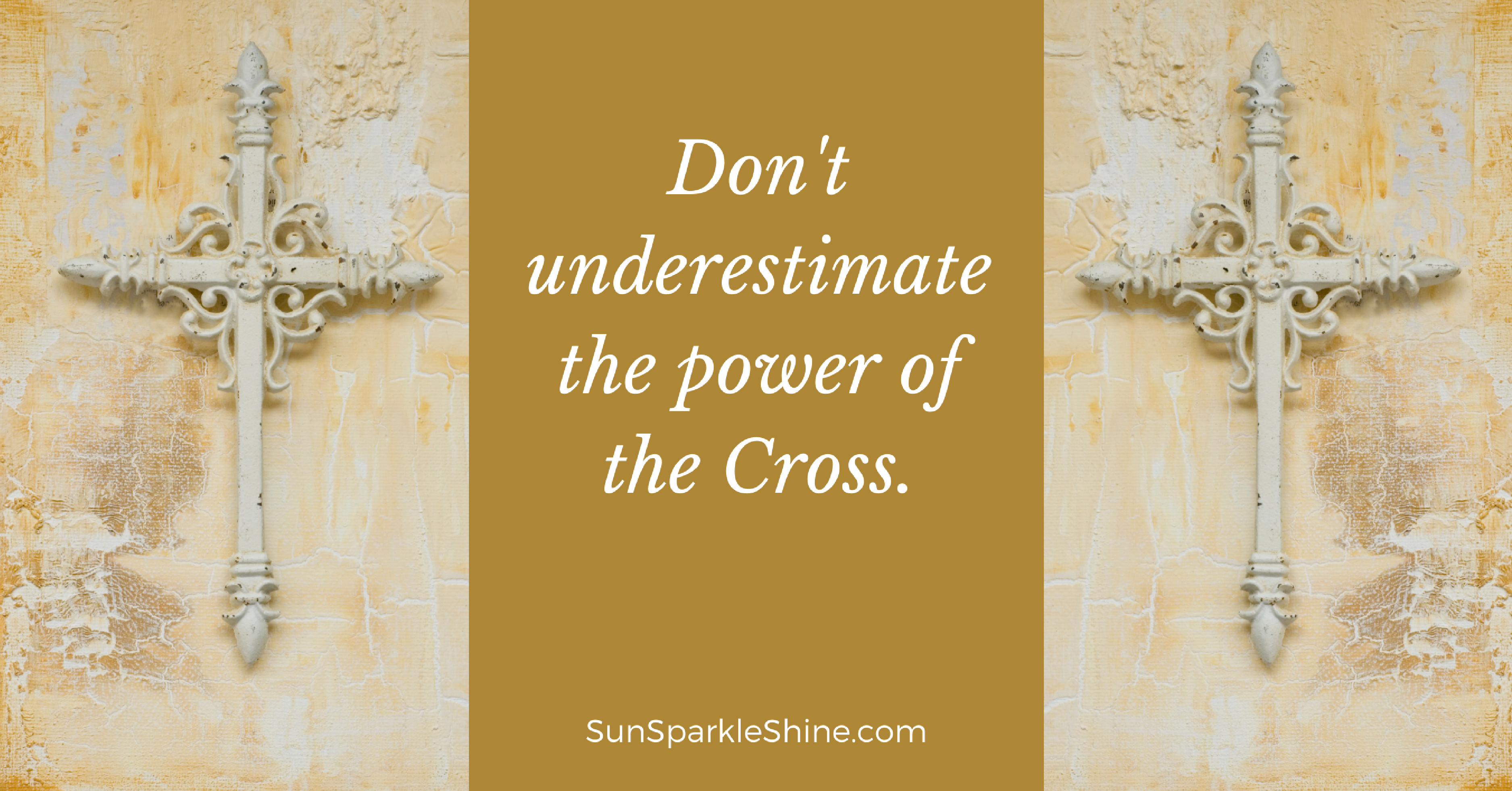 The Cross of Christ is a beautiful image of God’s love for us but is it just a symbol? Or does the Cross have the power to transform our lives? To find out more, read this devotional with prompts from the old hymn When I Survey the Wondrous Cross on SunSparkleShine.com.