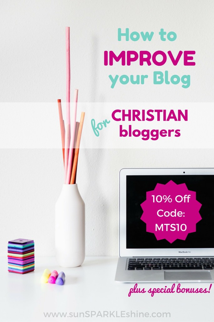 Wondering how to improve your blog? Christian Bloggers Bootcamp is a self-paced course with practical assignments to help improve your Christian blog.