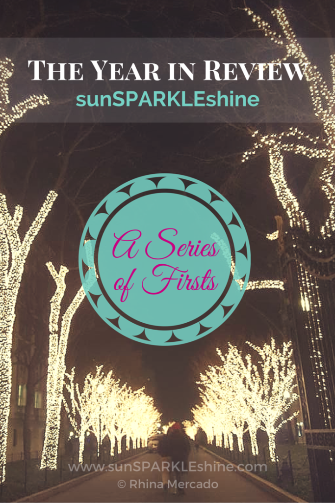 What achievements would you choose as highlights for your year? Here sunSPARKLEshine shares a fun year end review with a series of firsts.