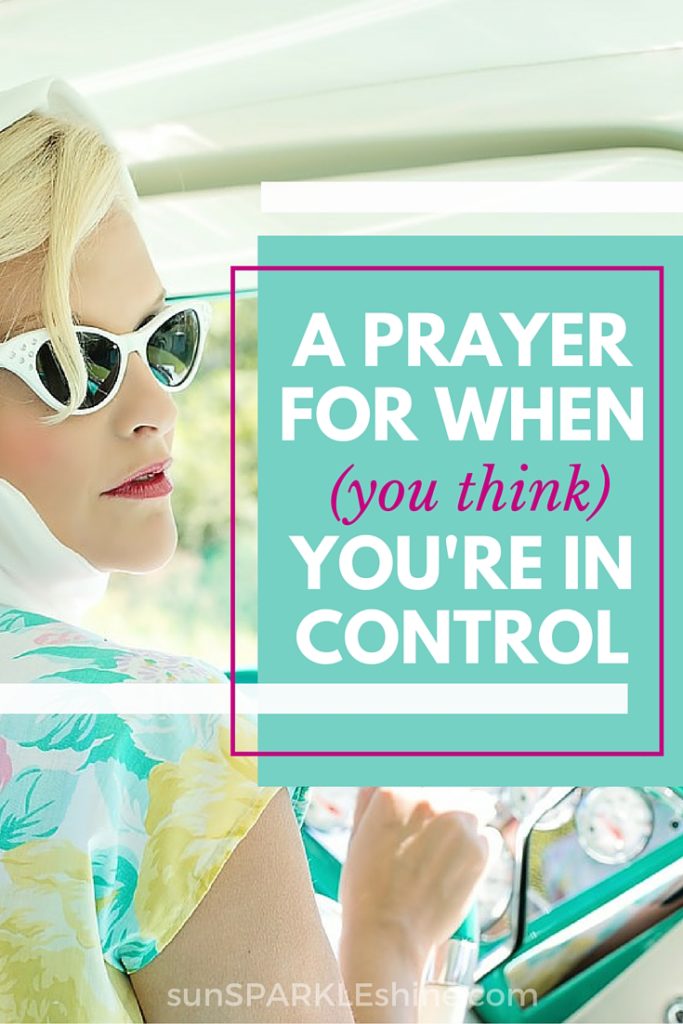 Tired of trying to be in charge? Maybe it's time to surrender control to God. Let this prayer & scriptures show you how to rely on God & His mighty power.