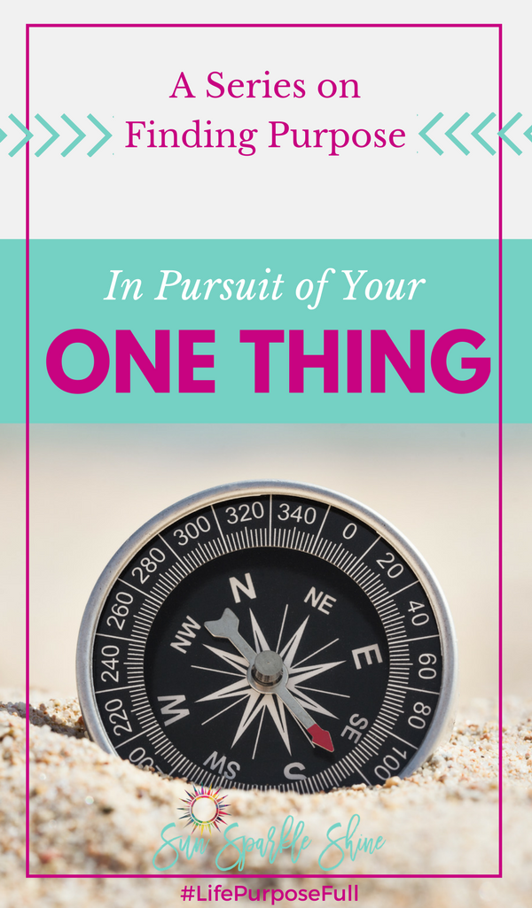 Are you seeking to fulfill your life purpose but not sure what that looks like? Join me for a series on finding purpose & living life to the full. We will search the scriptures together and seek God’s direction for our lives. Leave the guilt and insecurities behind as we embark on a journey to find your one thing. 