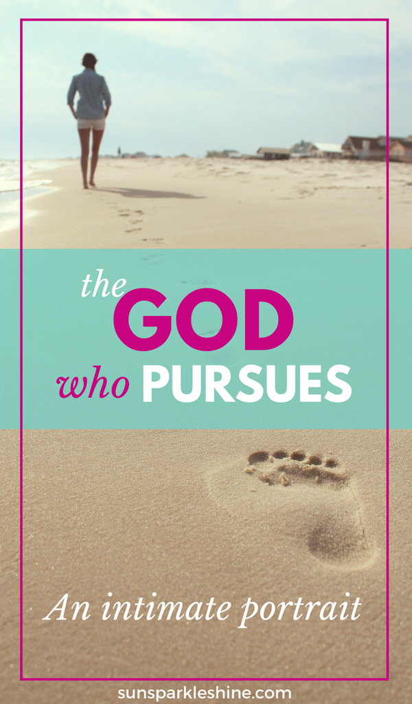 God pursues you relentlessly, tenderly and joyfully. God is so crazy about you that even if you were the only one on the planet He would still run after you. He loves you with an everlasting love, so much so that He gave up His son to pursue you. 