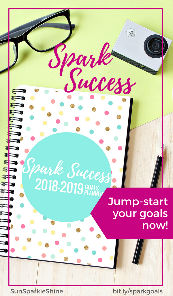 Spark Success Goals Planner | SunSparkleShine.com