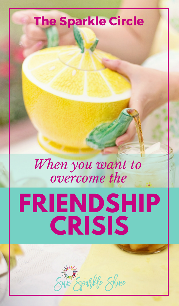 The friendship crisis plagues just about every modern woman but it’s clear that we need friends even more than ever. Three sisters join together to create The Sparkle Circle where you’re invited to lighten your load, share laughter and a happy tear or two. You’re welcome here!