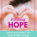 Finding Hope When You Didn’t See That Brick Coming