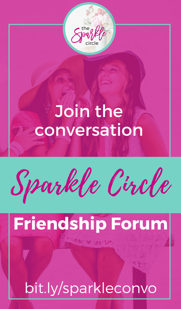 Sparkle Circle Friendship Forum - Join the conversation at SunSparkleShine.com - Community for women shining for Christ