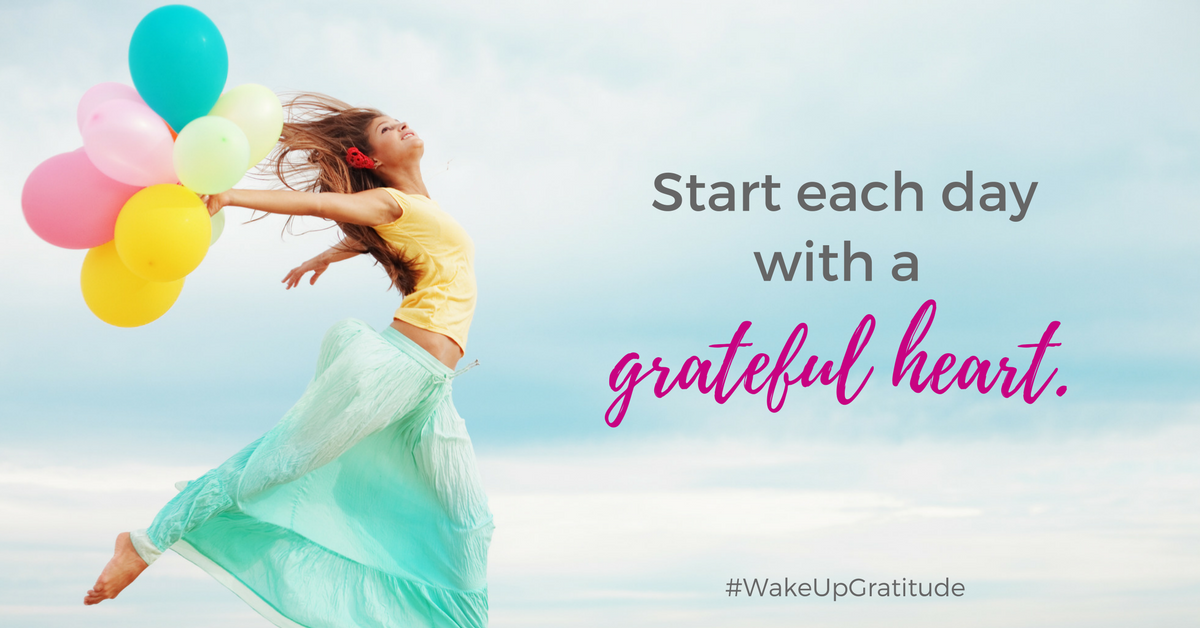 Wake up to Gratitude - Free 5-Day Email Series - Inspire thankfulness and develop an attitude of gratitude. 