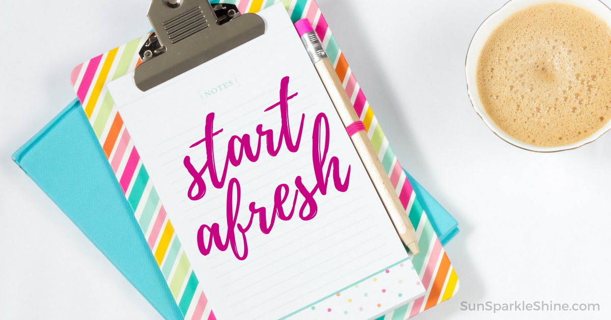 If you thought new beginnings were just for a new year, think again. You can have a fresh start, starting now. These top resources will help you start over any day of the year. 