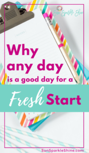 If you thought new beginnings were just for a new year, think again. You can have a fresh start, starting now. These top resources will help you start over any day of the year. #newbeginning #startover