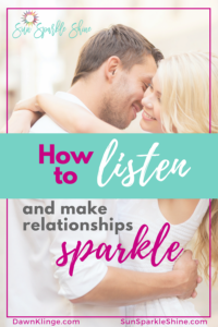 What makes a good listener? Here are five tips on how to listen better in a way that improves communications and builds relationships. #communication #listen #relationships