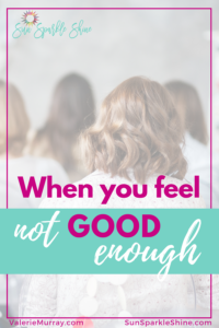 We all feel inadequate sometimes but when you start to believe you're not good enough, it's time for some truth. These responses will turn those lies around and get you back on your feet. Stand confidently in Christ. #identityinChrist #selfesteem #confidence