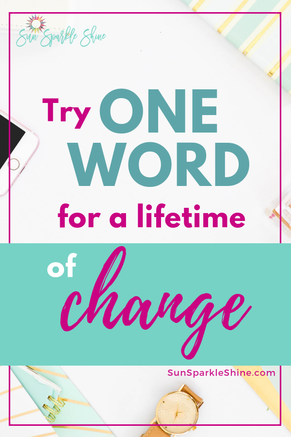 Tired of failing at New Year's resolutions? Try one for the year for a lifetime of change. 