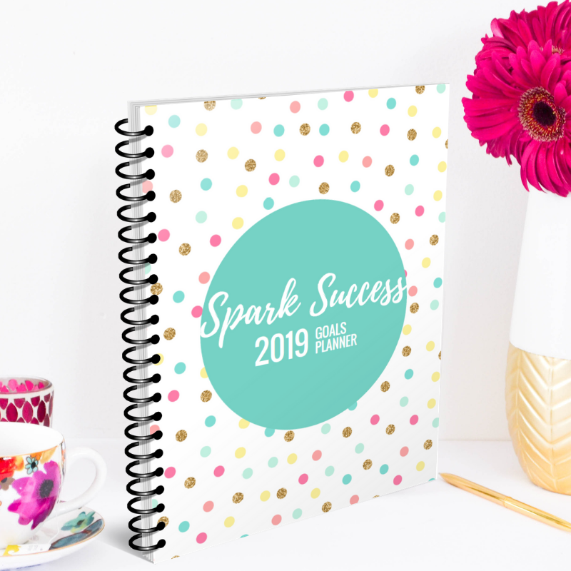 Spark Success Goals Planner - SunSparkleShine