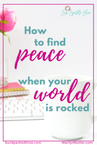 When life's turned upside down you might be wondering how to find peace. Let's look at lessons from Jesus' mother who claimed God's peace in troubled times.