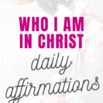 What if we started each day by affirming our identity in Christ, using powerful Who I am in Christ daily affirmations? Can you imagine the impact that would have?